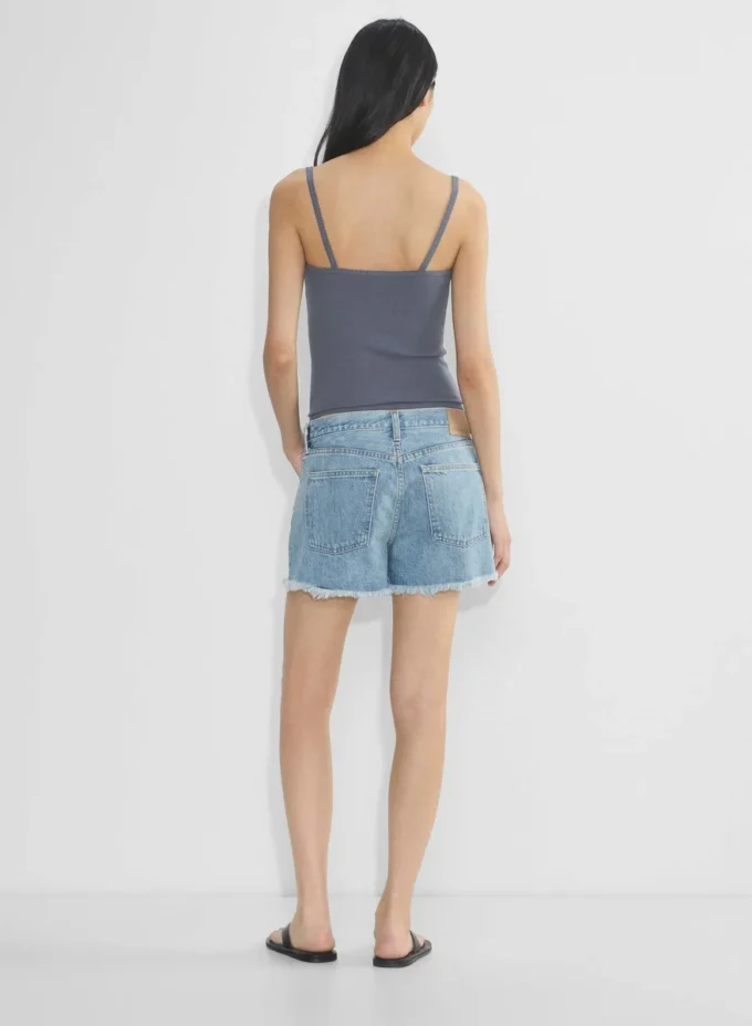 HomeStretch™ Rib Camiseta sin mangas con cuello en V y encaje HomeStretch™ Rib Camiseta sin mangas con cuello en V y encaje