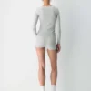 HomeStretch™ Rib Lace Scoopneck Longsleeve HomeStretch™ Rib Lace Scoopneck Longsleeve