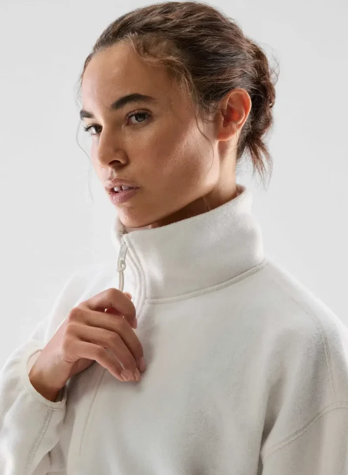 Jersey con cuello alto y media cremallera Terrain