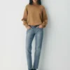 Jersey de cuello alto de lana merino gruesa