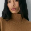 Jersey de cuello alto de lana merino gruesa