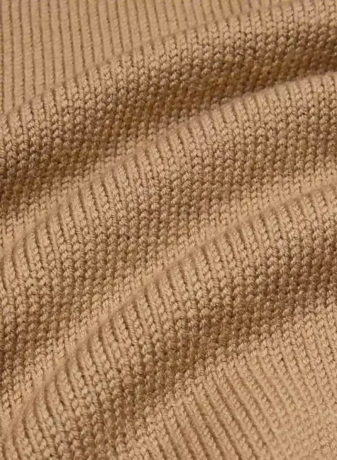 Jersey de cuello alto de lana merino gruesa