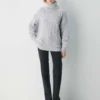 Jersey de cuello alto de lana merino Heritage Knit