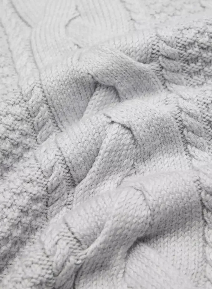 Jersey de cuello alto de lana merino Heritage Knit