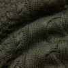 Jersey de cuello alto de manga larga Heritage Knit Merino Wool Jersey de cuello alto de manga larga Heritage Knit Merino Wool