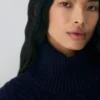 Jersey de cuello alto Heritage Knit Merino Wool Hi-hip Jersey de cuello alto Heritage Knit Merino Wool Hi-hip