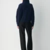 Jersey de cuello alto Heritage Knit Merino Wool Hi-hip Jersey de cuello alto Heritage Knit Merino Wool Hi-hip