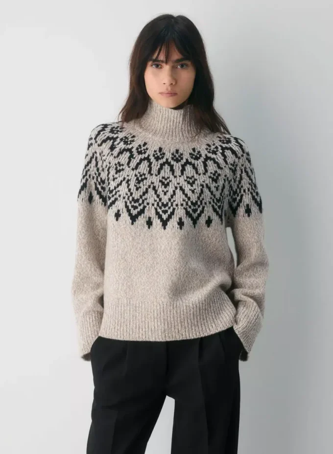 Jersey de cuello alto Trophy Wool Cashmere Jersey de cuello alto Trophy Wool Cashmere