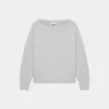 Jersey de cuello barco relajado Essential Cashmere