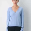 Jersey de cuello en V Bare Cashmere Jersey de cuello en V Bare Cashmere