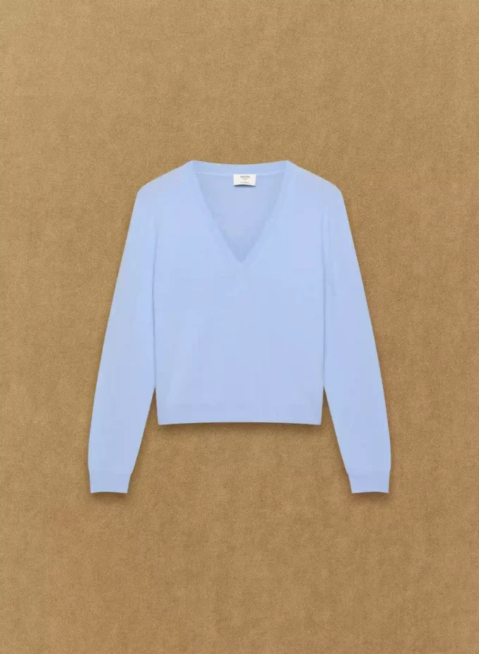 Jersey de cuello en V Bare Cashmere Jersey de cuello en V Bare Cashmere