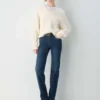 Jersey de cuello en V de lana merino Heritage Knit