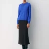 Jersey de cuello redondo de lana merino Jersey de cuello redondo de lana merino