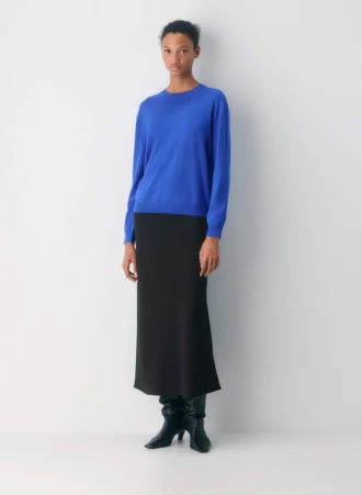 Jersey de cuello redondo de lana merino Jersey de cuello redondo de lana merino