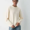 Jersey de cuello redondo de lana merino esencial