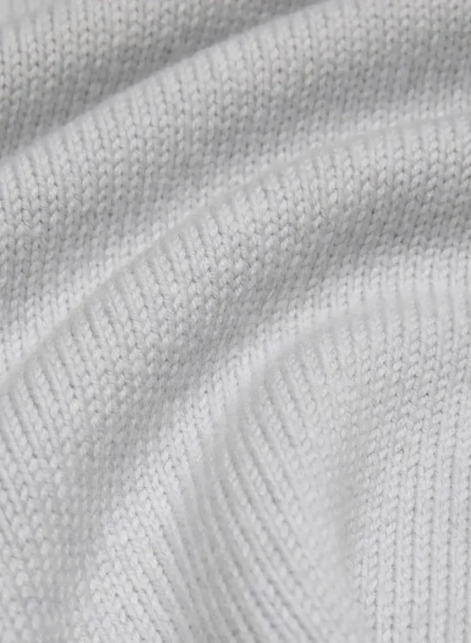 Jersey de cuello redondo de lana merino gruesa