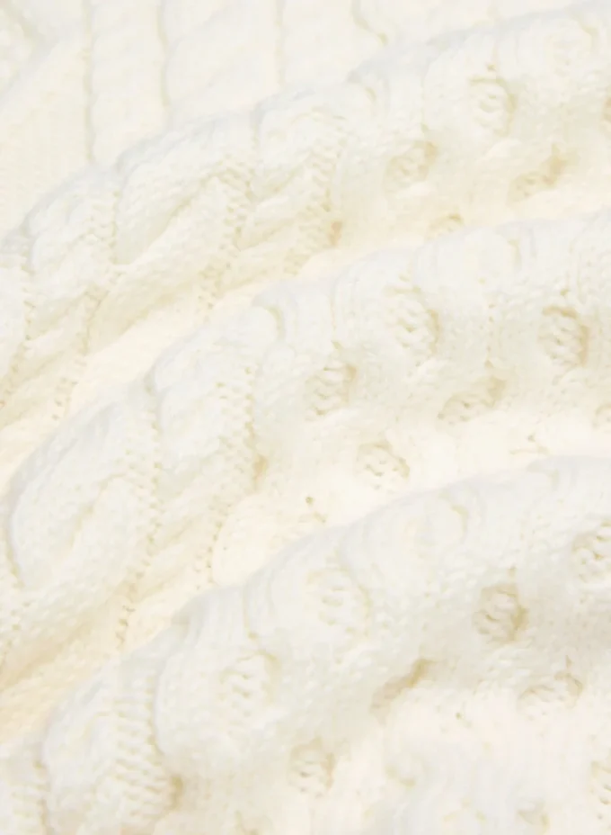 Jersey de cuello redondo de lana merino Heritage Knit