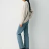 Jersey de cuello redondo de lana merino Heritage Knit