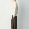 Jersey de cuello redondo de lana merino Heritage Knit