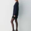 Jersey de cuello redondo de lana merino Heritage Knit