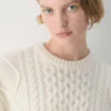 Jersey de cuello redondo de lana merino Heritage Knit