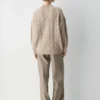 Jersey de cuello redondo de lana merino Heritage Knit Jersey de cuello redondo de lana merino Heritage Knit