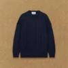 Jersey de cuello redondo de lana merino Heritage Knit