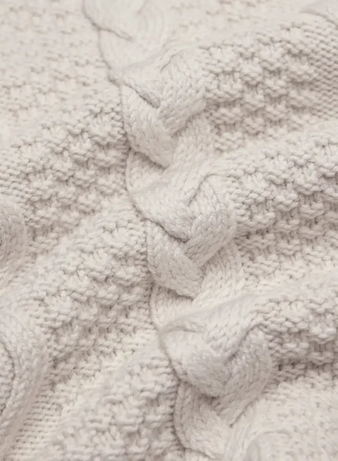 Jersey de cuello redondo de lana merino Heritage Knit