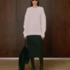 Jersey de cuello redondo de lana merino Heritage Knit