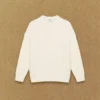 Jersey de cuello redondo de lana merino Heritage Knit
