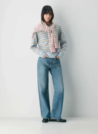 Jersey de cuello redondo holgado Essential Cashmere