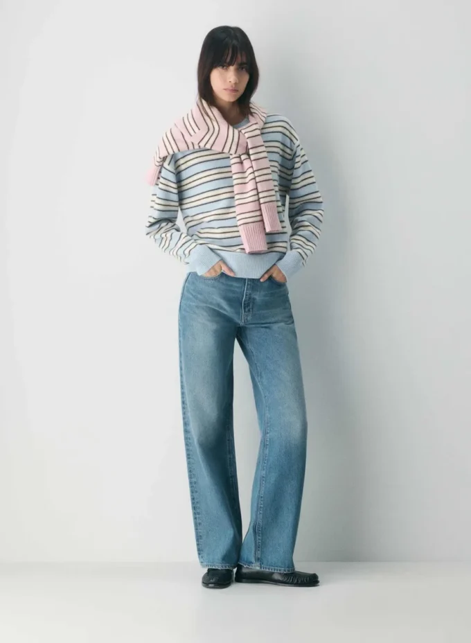 Jersey de cuello redondo holgado Essential Cashmere Jersey de cuello redondo holgado Essential Cashmere