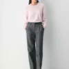 Jersey de cuello redondo holgado Essential Cashmere