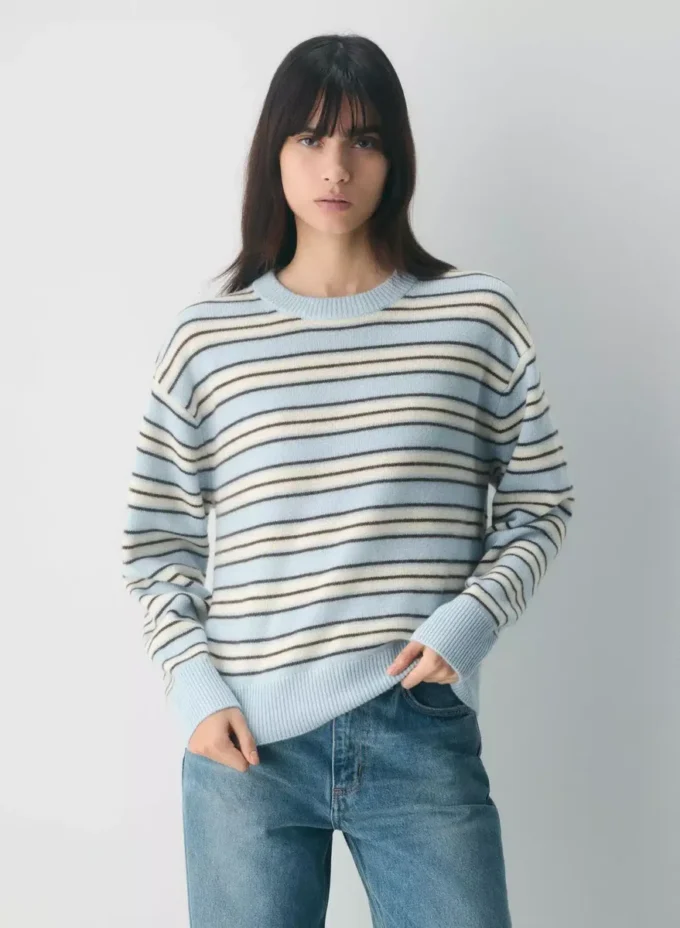 Jersey de cuello redondo holgado Essential Cashmere Jersey de cuello redondo holgado Essential Cashmere