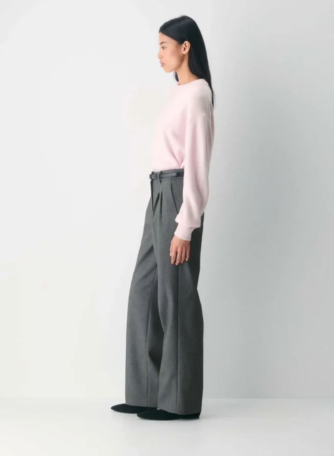 Jersey de cuello redondo holgado Essential Cashmere