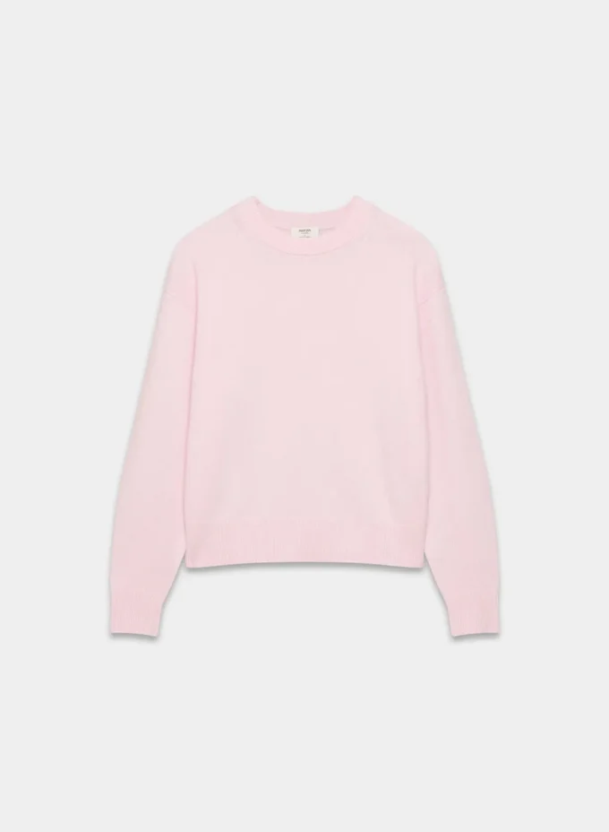 Jersey de cuello redondo holgado Essential Cashmere