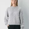 Jersey Heritage Knit Merino Wool Crew Hi-hip