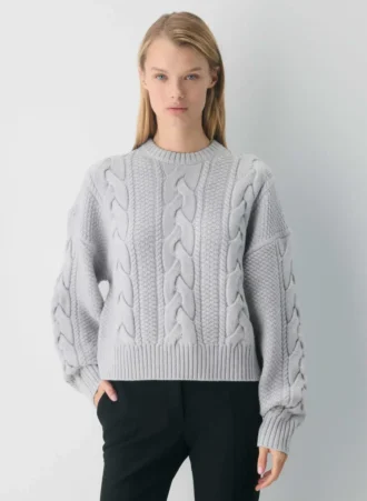 Jersey Heritage Knit Merino Wool Crew Hi-hip