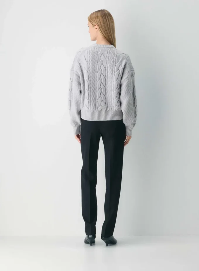 Jersey Heritage Knit Merino Wool Crew Hi-hip
