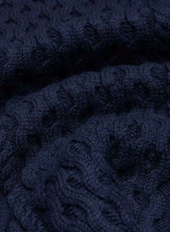 Jersey Heritage Knit Merino Wool Crew Hi-hip