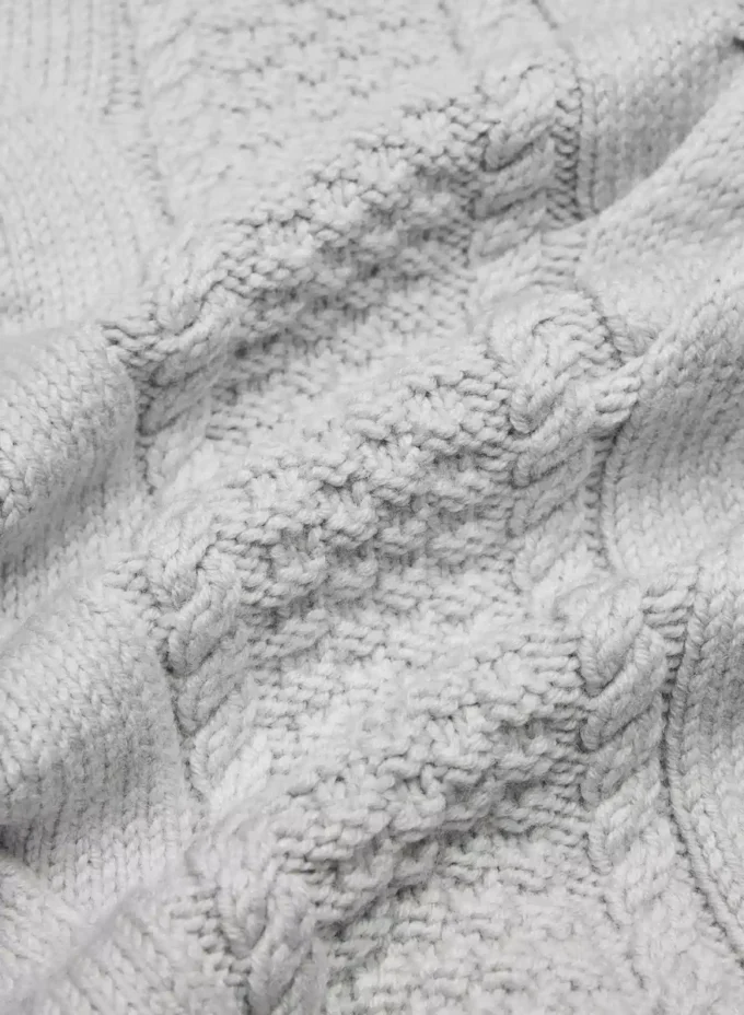 Jersey Heritage Knit Merino Wool Crew Hi-hip