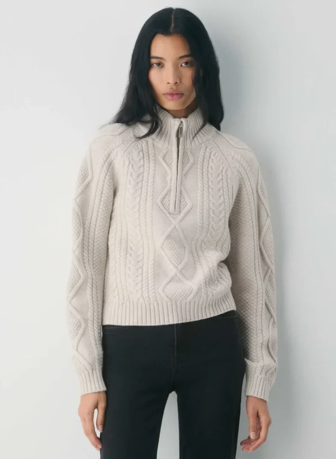 Jersey Heritage Merino Wool 1/4 Zip Hi-hip