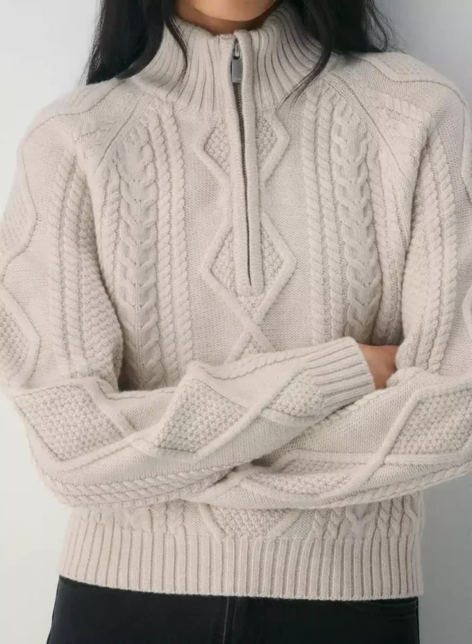 Jersey Heritage Merino Wool 1/4 Zip Hi-hip