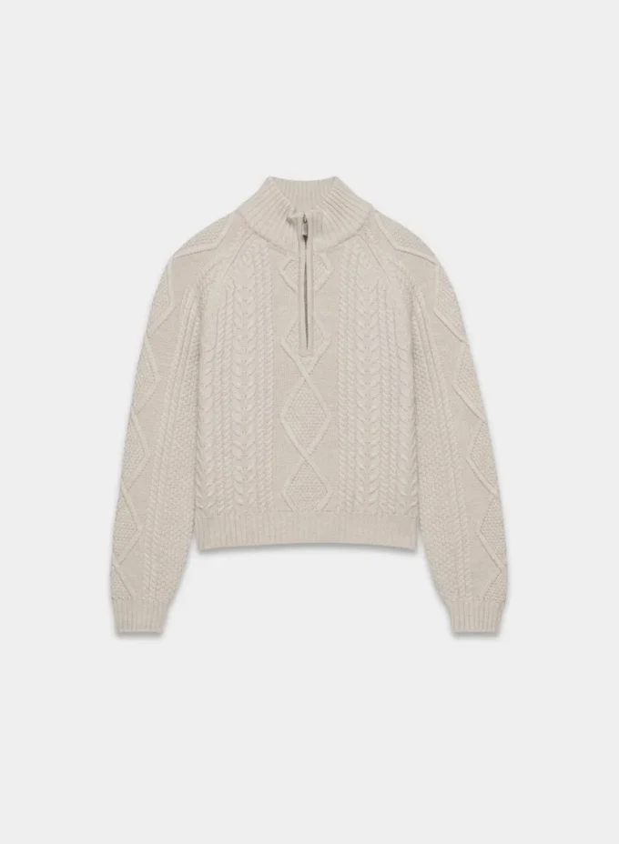 Jersey Heritage Merino Wool 1/4 Zip Hi-hip