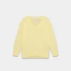 Jersey holgado con cuello en V Feather Cashmere Jersey holgado con cuello en V Feather Cashmere