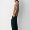 Jersey holgado de cuello redondo Feather Cashmere Jersey holgado de cuello redondo Feather Cashmere
