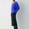 Jersey oversize con cuello en V de Plush Cashmere Jersey oversize con cuello en V de Plush Cashmere