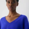 Jersey oversize con cuello en V de Plush Cashmere Jersey oversize con cuello en V de Plush Cashmere