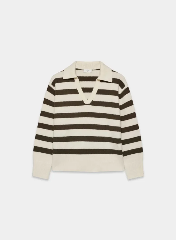 Jersey polo oversize de cachemira Plush Jersey polo oversize de cachemira Plush