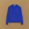 Jersey relajado de cuello redondo de cachemira cepillada Jersey relajado de cuello redondo de cachemira cepillada